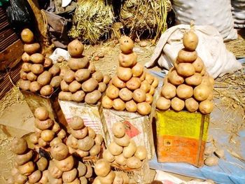 Full frame shot of food for sale