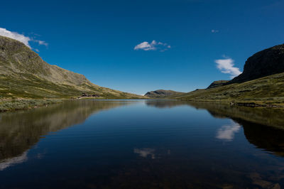 Smuksjøseter fejllstue at lake høvringsvatne, norway