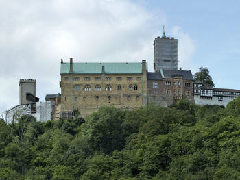 Buildings against sky in city