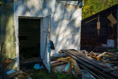 Old damaged building