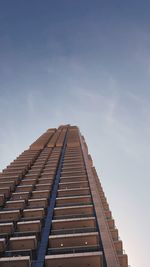 Low angle view of roof against sky