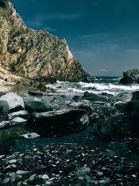 Scenic view of sea