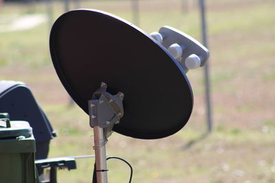 Close-up of camera