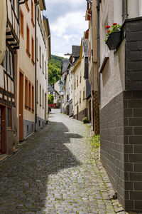 Street amidst buildings in city