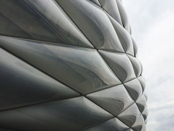 Low angle view of built structure against cloudy sky