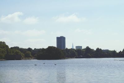 River with buildings in background