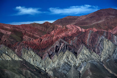 View of rock formations