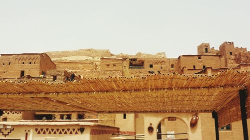 View of historic building against clear sky