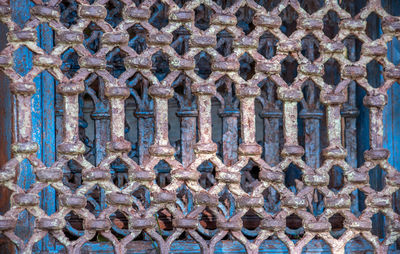 Beautiful hand made iron window grille from india