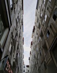 Low angle view of buildings in city