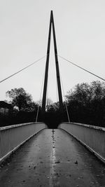 Bridge against clear sky