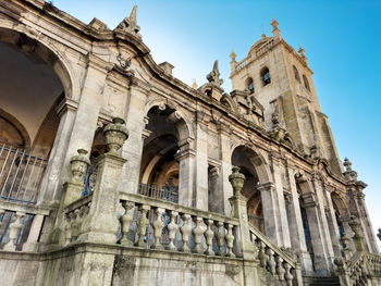 Low angle view of historic building