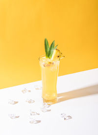 Close-up of drink on table