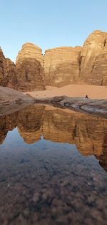 Wadi rum is one of jordan's most popular tourist sites and attracts a number of foreign tourists. 