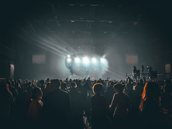 Crowd at music concert