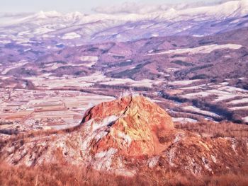 Aerial view of landscape