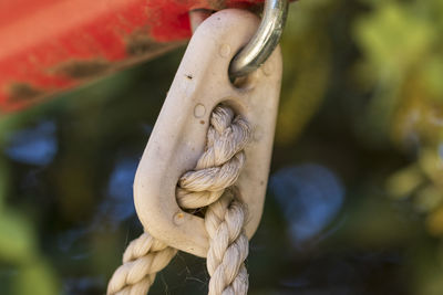 Close-up of rope