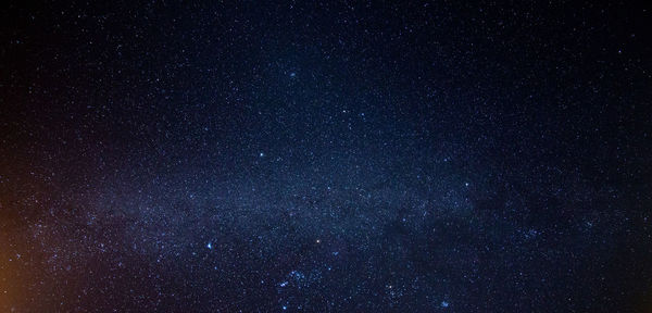 Low angle view of stars in sky