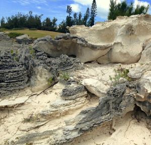 Rocks on rock formation