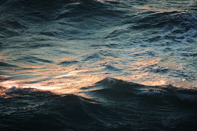 Aerial view of sea