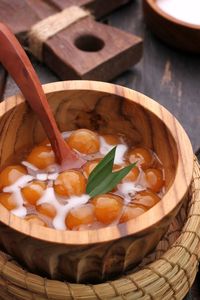 Close-up of food in basket