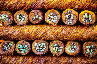 Full frame shot of multi colored candies