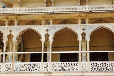 Low angle view of historical building