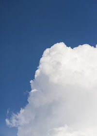 Low angle view of clouds in sky