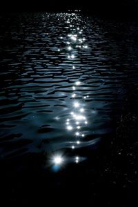 Reflection of trees in water