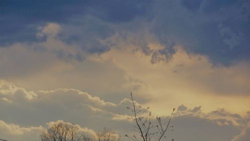 Low angle view of sky