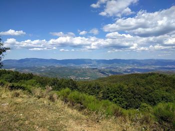 Scenic view of landscape against sky