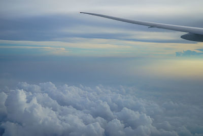Aerial view of cloudscape