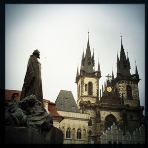 Low angle view of church