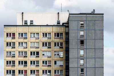 Low angle view of building against sky