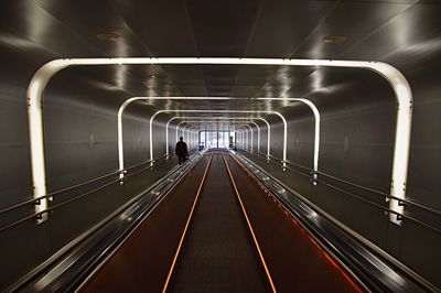 Railroad station platform