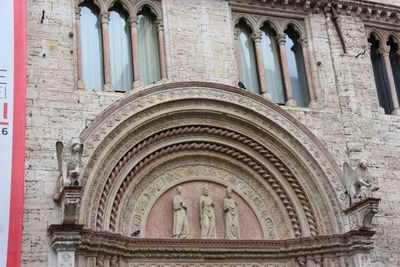 Low angle view of historic building