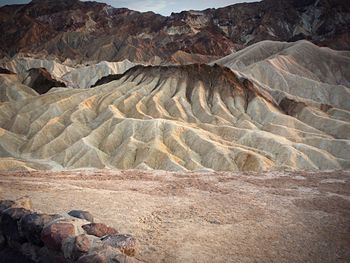 Rock formations in desert