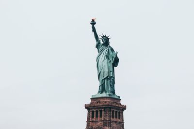 Low angle view of statue