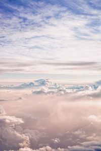 Low angle view of clouds in sky