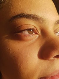 Close-up portrait of girl