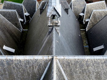 High angle view of buildings