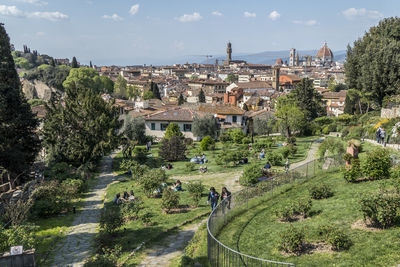 Rose garden in florence