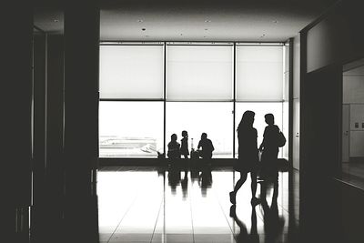 Close-up of woman standing on floor