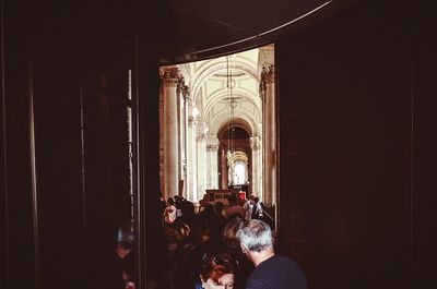 People in temple