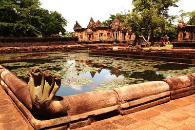 Built structure in water