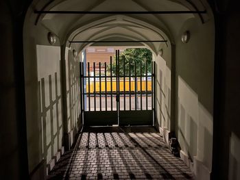 Corridor of building