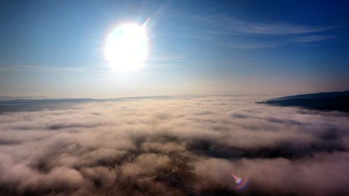 Scenic view of cloudscape against sky