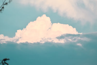 Low angle view of clouds in sky