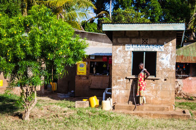 Young woman looking away