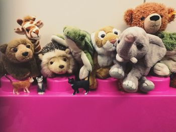 Close-up of stuffed toy